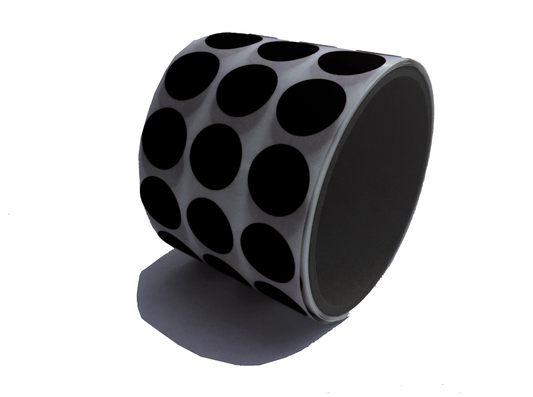 5,000 Black No Residue Tamper-Evident Security Labels TamperGuard® Seal Sticker, Round/ Circle 0.75" diameter (19mm).