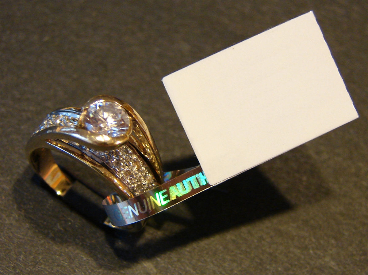 500 Security Tag for Jewelry, Tamper-Evident. Blank/ Non Printed.