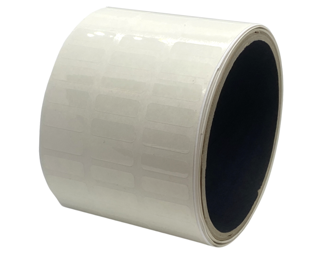 2,000 Clear Tamper-Evident Security Labels TamperColor® Seal Stickers, Rectangle 0.75" x 0.25" (19mm x 6mm).