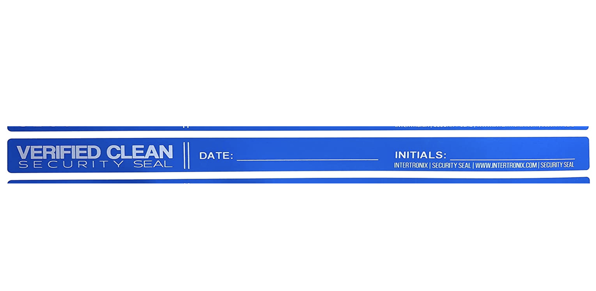 5,000 Large Non Residue Area Seal Blue Security Labels For Doors, Tamper Evident