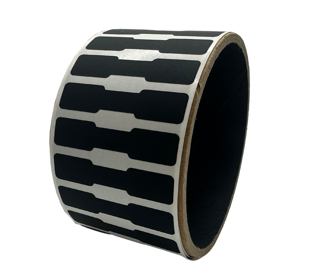 1,000 Black No Residue Tamper-Evident Security Labels TamperGuard®® Seal Sticker, Dogbone 1.75" x 0.375" (44mm x 9mm).