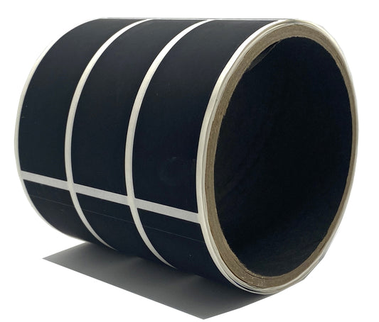 2,000 Black No Residue Tamper-Evident Security Labels TamperGuard® Seal Sticker, Rectangle 2.75" x 1" (70mm x 25mm).