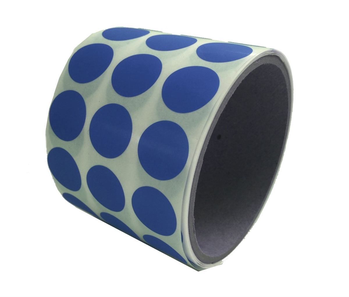 2,000 Blue No Residue Tamper-Evident Security Labels TamperGuard® Seal Sticker, Round/ Circle 0.75" diameter (19mm).