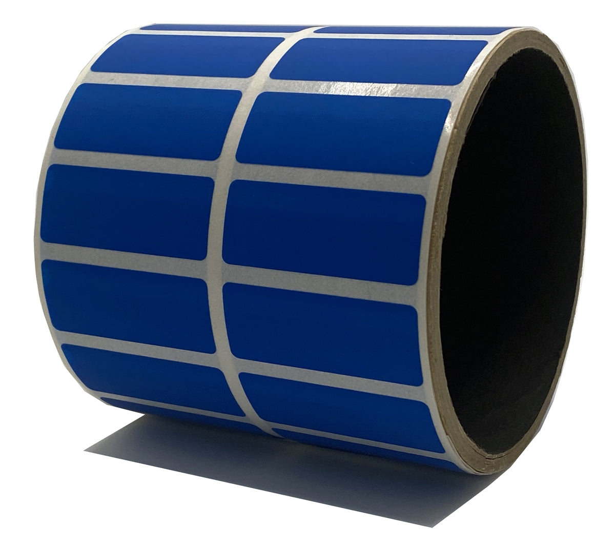 500 Blue No Residue Tamper-Evident Security Labels TamperGuard® Seal Sticker, Rectangle 1.5" x 0.6" (38mm x 15mm).