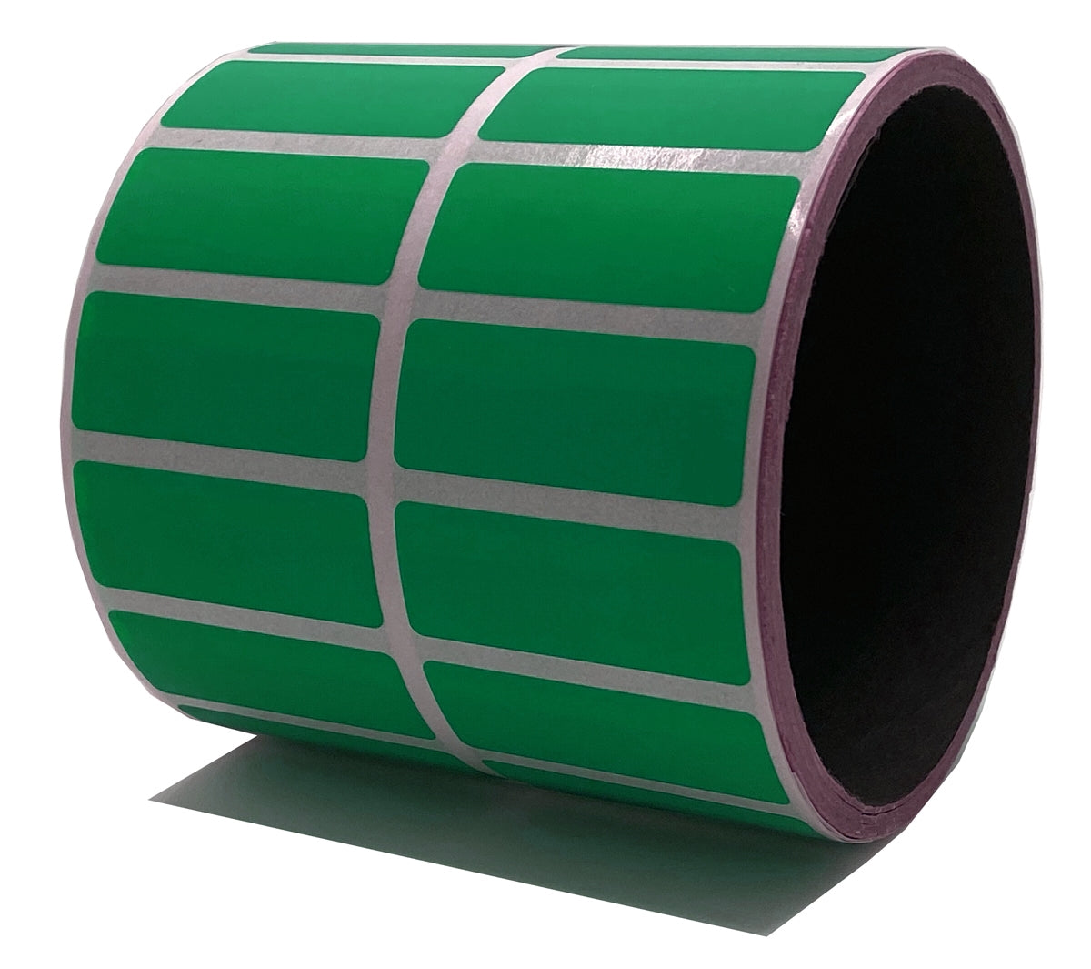 5,000 Green Tamper-Evident Security Labels TamperGuard® Seal Sticker, Rectangle 1.5" x 0.6" (38mm x 15mm).