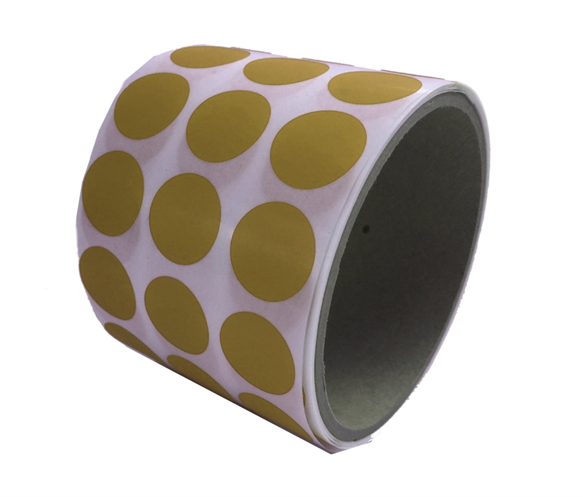 2,000 Yellow No Residue Tamper-Evident Security Labels TamperGuard® Seal Sticker, Round/ Circle 0.75" diameter (19mm).