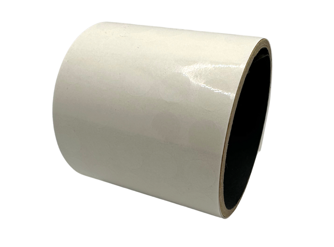 10,000 TamperVoidPro® Clear Tamper-Evident Security Labels Seal Sticker, Round/ Circle 0.5" diameter (13mm).
