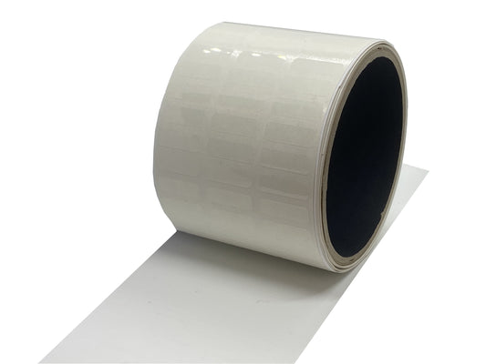 10,000 TamperVoidPro® Clear Tamper-Evident Security Labels Seal Sticker, Rectangle 0.75" x 0.25" (19mm x 6mm).