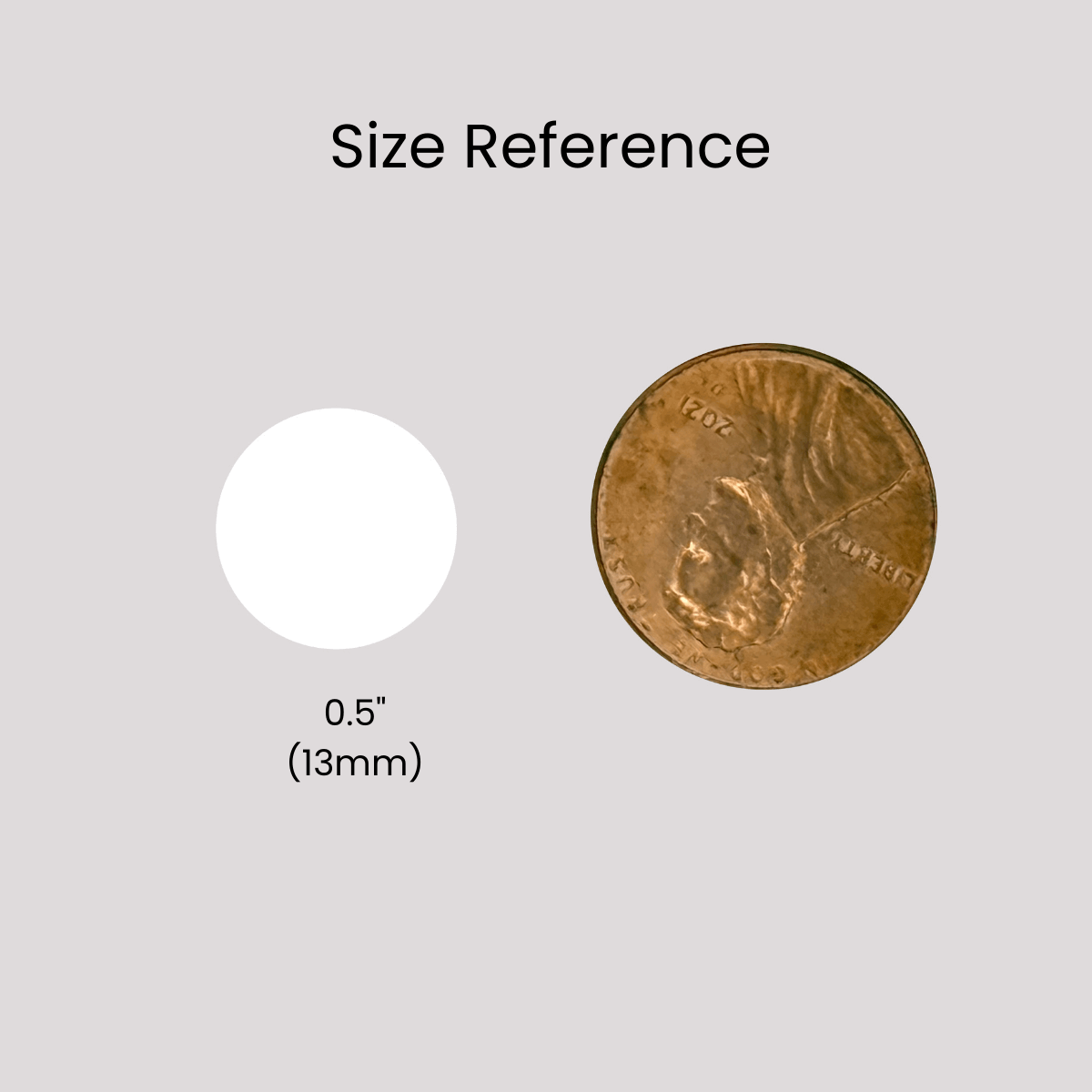 2,000 Black Tamper-Evident Security Labels TamperColor® Seal Stickers, Circle 0.5" (13mm).