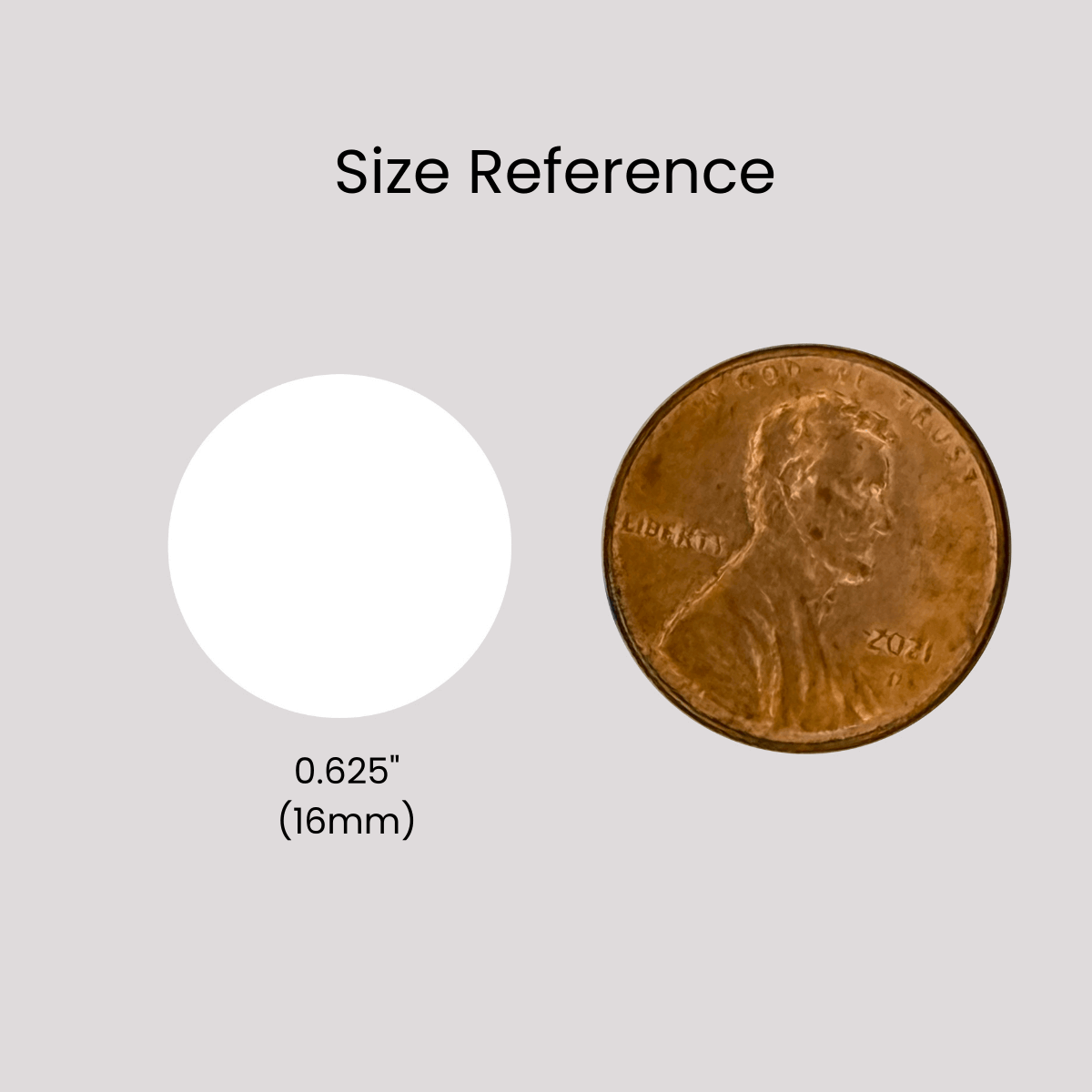 500 TamperVoidPro¬Æ White Tamper Evident Security Labels Seal Sticker, Round/ Circle 0.625" diameter (16mm). Printed: Warranty Void if Removed + Serialization