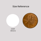 1,000 TamperVoid® Metallic Silver Chrome Tamper Evident Security Labels Seal Sticker, Round/ Circle 0.625" diameter (16mm). Printed: Warranty Void if Removed + Serialization