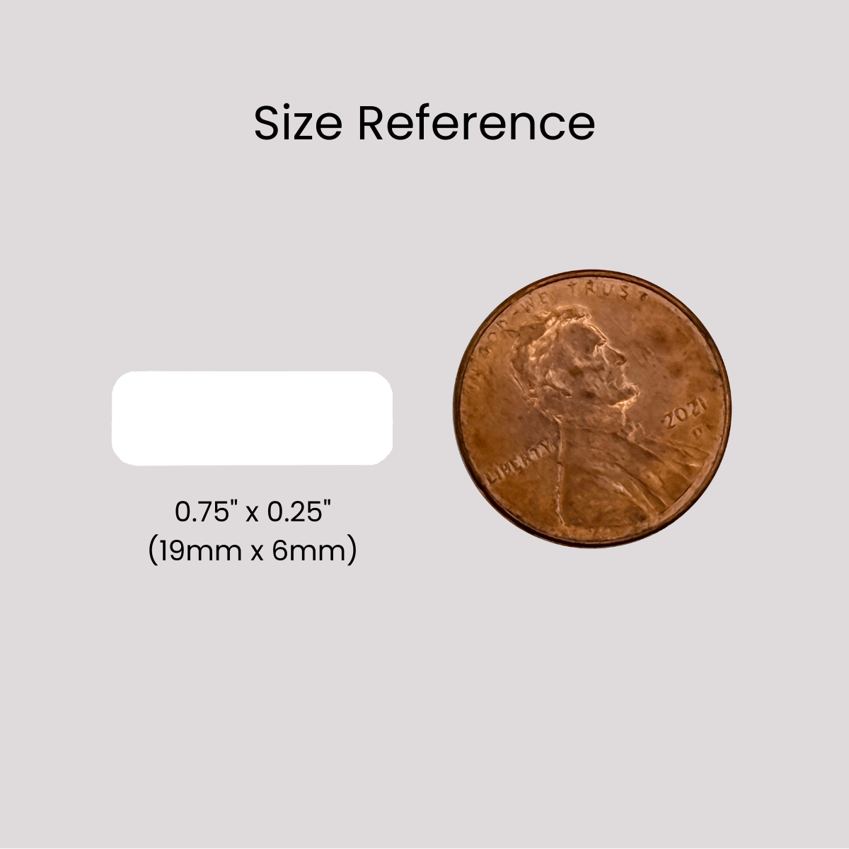 5,000 Blue Tamper Evident Security Hologram Label Seal Sticker, Rectangle 0.75" x 0.25" (19mm x 6mm). CustomPrinted. >Click on item details to Customize.