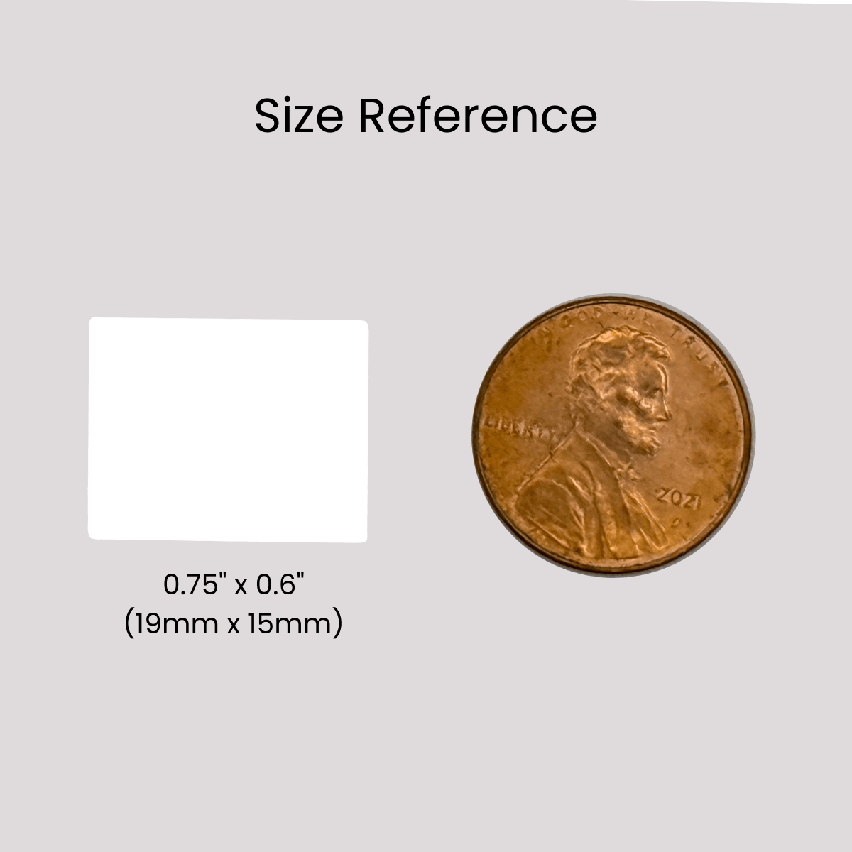 5,000 Silver Tamper Evident Security Hologram Label Seal Sticker, Rectangle .75" x 0.6" (19mm x 15mm). CustomPrinted. >Click on item details to Customize.