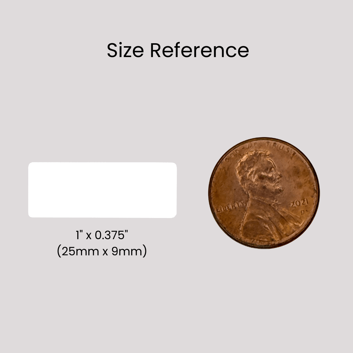 500 Green Tamper Evident Security Holographic Label Seal Sticker, Rectangle 1" x 0.375" (25mm x 9mm). CustomPrinted. >Click on item details to Customize.
