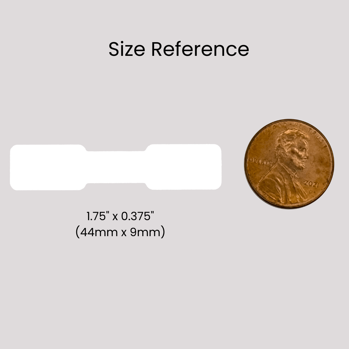 10,000 TamperVoidPro¬Æ Tamper Evident Security Labels Seal Sticker, Dogbone Shape Size 1.75" x 0.375 (44mm x 9mm). Printed: Warranty Void if Label Removed + Serialization.