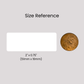 500 White TamperGuard® Tamper Evident Security Label Seal Sticker Non Residue, Rectangle 2" x 0.75" (51mm x 19mm). Custom Print. >Click on item details to customize it.
