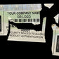 2,000 Security Label with Holographic Stripe Partially Destructible Size 2" x 1" (51mm x 25mm). >Click on item details to customize.