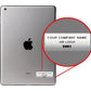 500 Custom Printed Asset Identification Security Stickers with Brushed Chrome Finish Size 1.5" x 0.6" (38mm x 15mm) >Click on item details to customize.