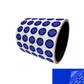 250 TamperColor® Blue Custom Printed Security Labels: Circle 0.5" (13mm) >Click on item details to customize.