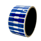 250 TamperColor® Blue Custom Printed Security Labels: Dogbone Shape Size 1.75" x 0.375 (44mm x 9mm) >Click on item details to customize.