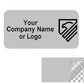 2,000 TamperColor Grey Custom Printed Security Labels: Tamper Evident, Rectangle 1" x 0.5" (25mm x 13mm) >Click on item details to customize.
