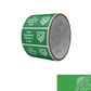 1,000 Green TamperColor® Tamper Evident Security Label Seal Sticker, Rectangle 2" x 1" (51mm x 25mm). Custom Print. >Click on item details to customize it.