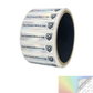 250 Rainbow TamperColor® Tamper Evident Security Label Seal Sticker, Rectangle 2" x 0.5" (51mm x 13mm). Custom Print. >Click on item details to customize it.