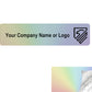 250 Rainbow TamperColor® Tamper Evident Security Label Seal Sticker, Rectangle 2" x 0.5" (51mm x 13mm). Custom Print. >Click on item details to customize it.