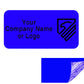 10,000 Blue TamperGuard® Tamper Evident Security Label Seal Sticker Non Residue, Rectangle 1"x 0.5" (25mm x 13mm). Custom Print. >Click on item details to customize it.