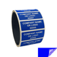 10,000 Blue TamperGuard® Tamper Evident Security Label Seal Sticker Non Residue, Rectangle 2" x 0.75" (51mm x 19mm). Custom Print. >Click on item details to customize it.