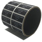 1,000 Non Residue Black Tamper-Evident Stickers TamperGuard® Security Label Seal , Rectangle 1.5" x 0.6" (38mm x 15mm) >Click on item details to customize.