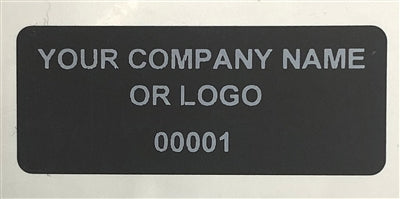 2,000 Non Residue Black Tamper-Evident Stickers TamperGuard® Security Label Seal , Rectangle 1.5" x 0.6" (38mm x 15mm) >Click on item details to customize.