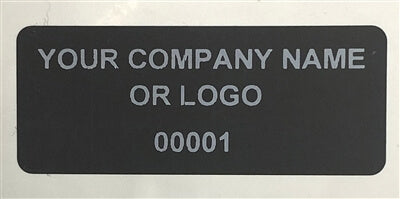 1,000 Non Residue Black Tamper-Evident Stickers TamperGuard® Security Label Seal , Rectangle 1.5" x 0.6" (38mm x 15mm) >Click on item details to customize.