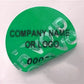 1,000 Non Residue Green Tamper-Evident Stickers TamperGuard® Security Label Seal , Round/ Circle 0.75" diameter (19mm) >Click on item details to customize.