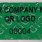 1,000 Non Residue Green Tamper-Evident Stickers TamperGuard® Security Label Seal , Rectangle 1.5" x 0.6" (38mm x 15mm) >Click on item details to customize.