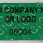 2,000 Non Residue Green Tamper-Evident Stickers TamperGuard® Security Label Seal , Rectangle 1.5" x 0.6" (38mm x 15mm) >Click on item details to customize.