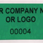 1,000 Non Residue Green Tamper-Evident Stickers TamperGuard® Security Label Seal , Rectangle 1.5" x 0.6" (38mm x 15mm) >Click on item details to customize.