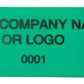 1,000 Non Residue Green Tamper-Evident Stickers TamperGuard® Security Label Seal , Rectangle 2.75" x 1" (70mm x 25mm) >Click on item details to customize.