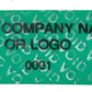 10,000 Non Residue Green Tamper-Evident Stickers TamperGuard® Security Label Seal , Rectangle 2.75" x 1" (70mm x 25mm) >Click on item details to customize.