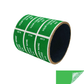 500 Non Residue Green Tamper-Evident Stickers TamperGuard® Security Label Seal , Rectangle 2.75" x 1" (70mm x 25mm) >Click on item details to customize.