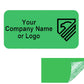 1,000 Green TamperGuard® Tamper Evident Security Label Seal Sticker Non Residue, Rectangle 1"x 0.5" (25mm x 13mm). Custom Print. >Click on item details to customize it.