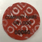 500 Non Residue Red Tamper-Evident Stickers TamperGuard® Security Label Seal , Round/ Circle 0.75" diameter (19mm) >Click on item details to customize.
