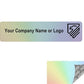 1,000 Non Residue Holographic Rainbow Finish Tamper-Evident Stickers TamperGuard® Security Label Seal , Rectangle 2" x 0.5" (51mm x 13mm) >Click on item details to customize.