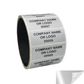 10,000 Silver Mate TamperGuard® Tamper Evident Security Label Seal Sticker Non Residue, Rectangle 2" x 0.75" (51mm x 19mm). Custom Print. >Click on item details to customize it.