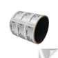 250 Non Residue Silver Matte Chrome Tamper-Evident Stickers TamperGuard® Security Label Seal , Rectangle 2.75" x 1" (70mm x 25mm) >Click on item details to customize.