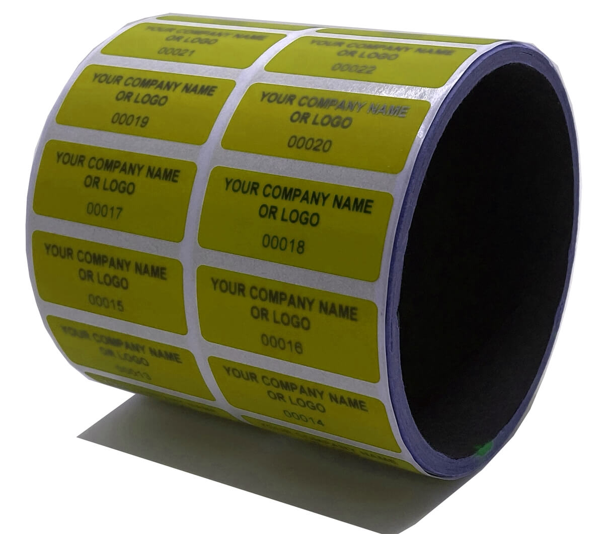 1,000 Non Residue Yellow Tamper-Evident Stickers TamperGuard® Security Label Seal , Rectangle 1.5" x 0.6" (38mm x 15mm) >Click on item details to customize.