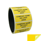 500 Yellow TamperGuard® Tamper Evident Security Label Seal Sticker Non Residue, Rectangle 2" x 0.75" (51mm x 19mm). Custom Print. >Click on item details to customize it.