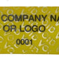 500 Non Residue Yellow Tamper-Evident Stickers TamperGuard® Security Label Seal , Rectangle 2.75" x 1" (70mm x 25mm) >Click on item details to customize.