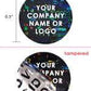 250 Black Tamper Evident Security Holographic Round Label Seal Sticker, Circle 0.5" diameter (13mm). CustomPrinted. >Click on item details to Customize.