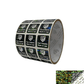 500 Black Tamper Evident Security Holographic Label Seal Sticker, Square 0.75"(19mm). CustomPrinted. >Click on item details to Customize.